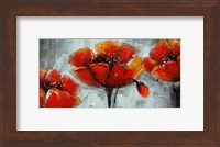 Abstract Poppies Fine Art Print