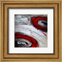 Abstract Circles I - red Fine Art Print