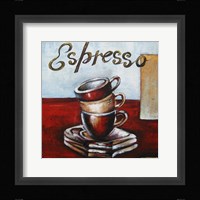 Espresso Framed Print