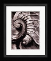 Stone Carving II Framed Print