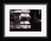 Stone Carving VI Framed Print
