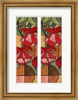 2-Up Stain Glass Floral II Fine Art Print