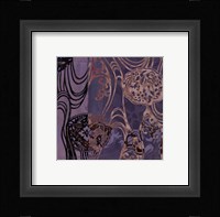 Small Medallions & Damask II Framed Print