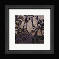 Small Medallions & Damask III Framed Print