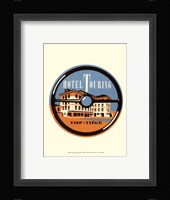 Vintage Travel Label IV Framed Print