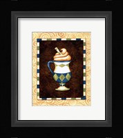 Mocha Lattee III Framed Print