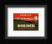 Vintage Travel Label VIII Framed Print