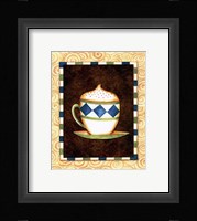 Mocha Lattee IV Framed Print