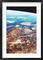 Central Andes Mountains, from space Fine Art Print