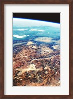 Central Andes Mountains, from space Fine Art Print