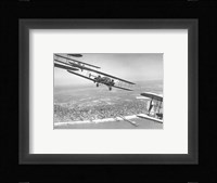 U.S. Army Air Corps Curtiss B-2 Condor bombers flying over Atlantic City Fine Art Print