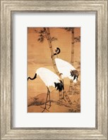 Bian Jingzhao Bamboo and Cranes Fine Art Print