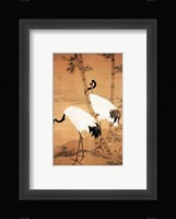 Bian Jingzhao Bamboo and Cranes Fine Art Print
