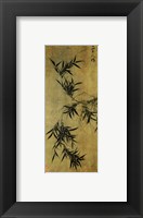 Gu An Ink Bamboo Framed Print