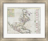 1720 Chatelain Map of North America Fine Art Print