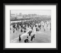 The Beach at Atlantic City Fine Art Print