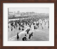 The Beach at Atlantic City Fine Art Print