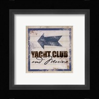 Beach Signs IX Framed Print