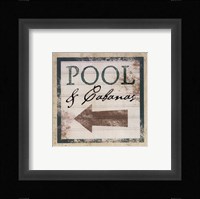 Beach Signs X Framed Print