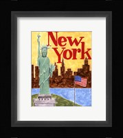 New York (A) Framed Print