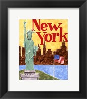 New York (A) Framed Print
