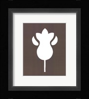 Simple Silhouette VIII Framed Print