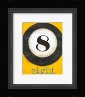 Graphic Pool VIII Framed Print