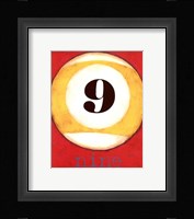 Graphic Pool IX Framed Print