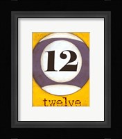 Graphic Pool XII Framed Print