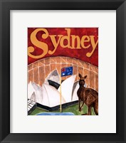 Sydney (A) Framed Print