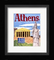 Athens (A) Framed Print
