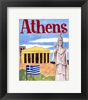 Athens (A) Framed Print