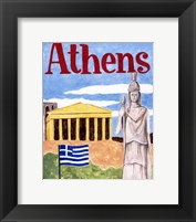 Athens (A) Framed Print