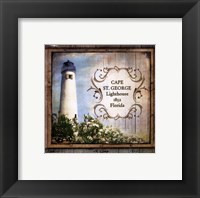 Florida Lighthouse X Framed Print