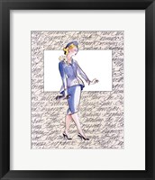 50's Fashion V Fine Art Print