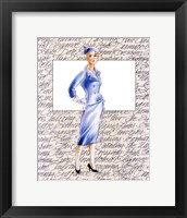 50's Fashion XI Framed Print