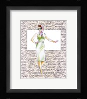 50's Fashion XII Framed Print