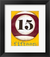 Graphic Pool XV Framed Print