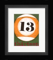 Graphic Pool XIII Framed Print