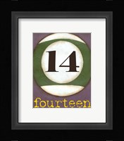 Graphic Pool XIV Framed Print