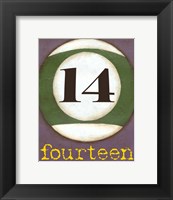 Graphic Pool XIV Framed Print