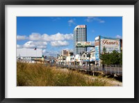 Boardwalk Stores, Atlantic City, New Jersey, USA Fine Art Print