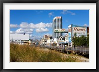Boardwalk Stores, Atlantic City, New Jersey, USA Fine Art Print
