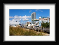 Boardwalk Stores, Atlantic City, New Jersey, USA Fine Art Print