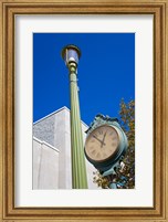 Clock on Atlantic Avenue, Atlantic City, New Jersey, USA Fine Art Print