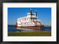 Paddle Steamer on Lakes Bay, Atlantic City, New Jersey, USA Fine Art Print
