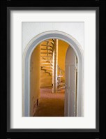 Spiral Stairs in Absecon Lighthouse Museum, Atlantic County, Atlantic City, New Jersey, USA Fine Art Print