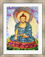 Meditating On A Lotus Fine Art Print