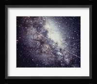 Echo Satellite Trail  In Milky Way Fine Art Print
