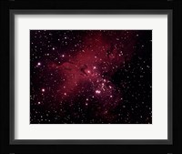 Gaseous Nebula in Serpens Framed Print